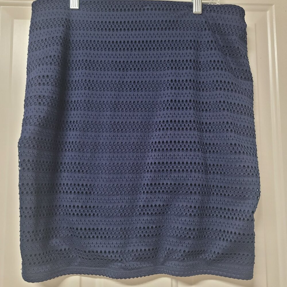 Old navy navy blue women's skirt large lace